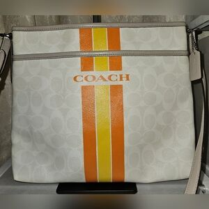 Coach Varsity Stripe File Crossbody 2016